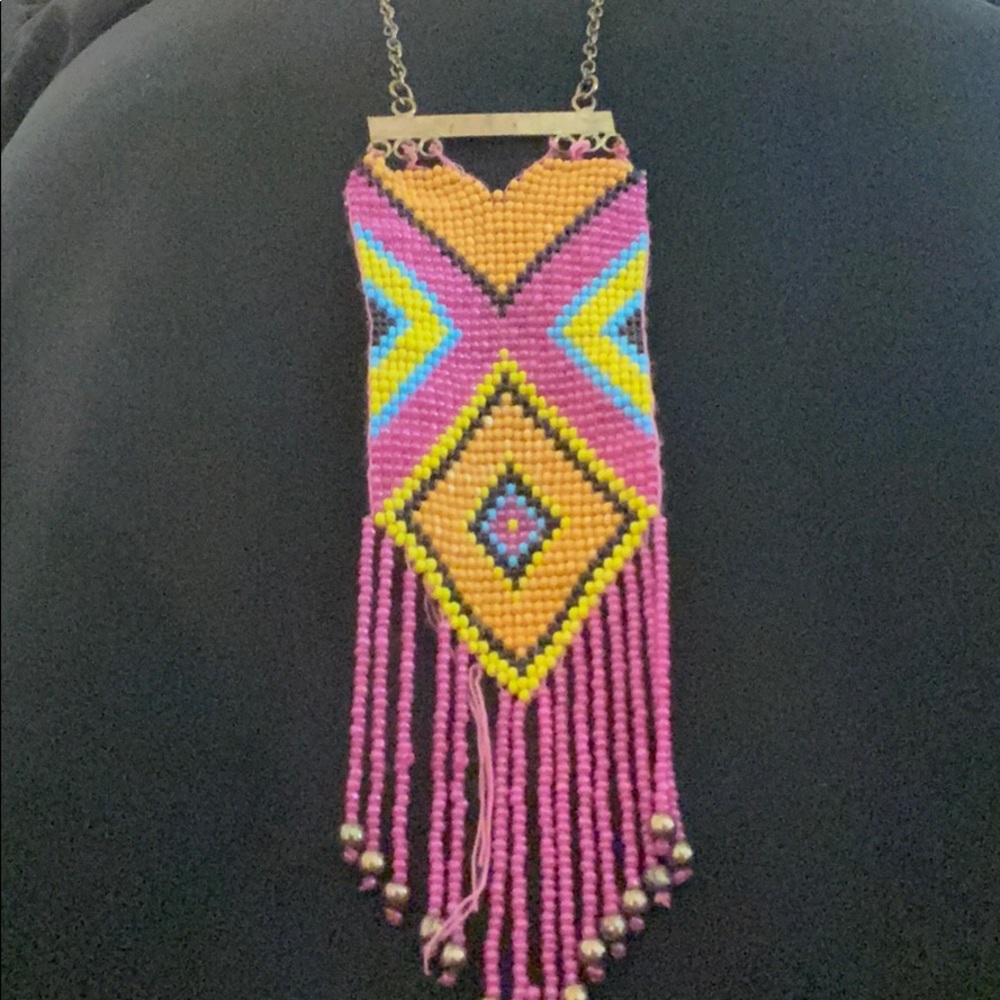 Boho statement necklace - Picture 3 of 4